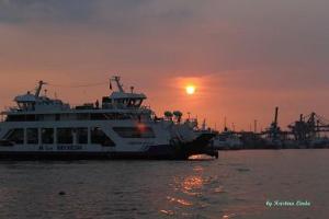 Pontianak Port at Kapuas River Bank: Photo by Kristina Linda
