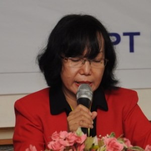 Dr. Regina, delivering an opening speech as The Chair of the Steering Committee 